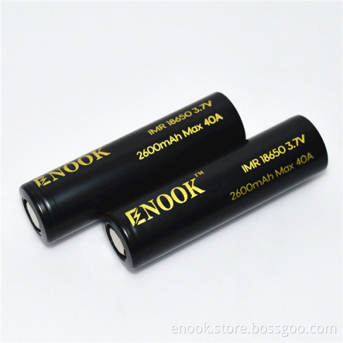 Enook 2600mAh battery 40A high quality and hot selling